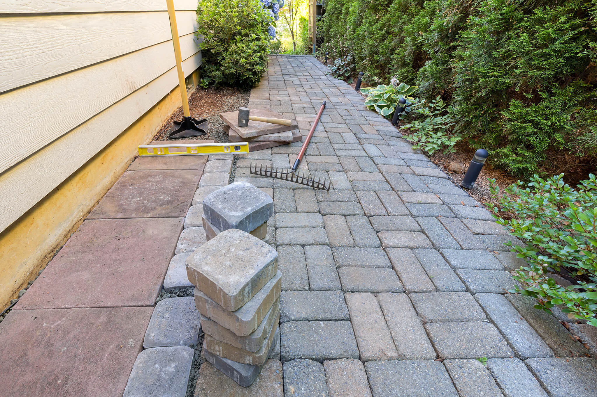 Hardscaping in Eagan project 2