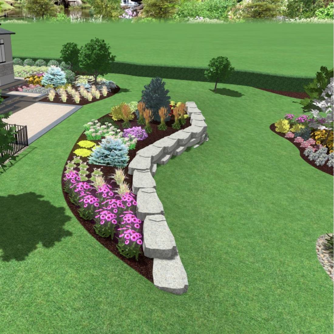 Landscape Design in Apple Valley project 1